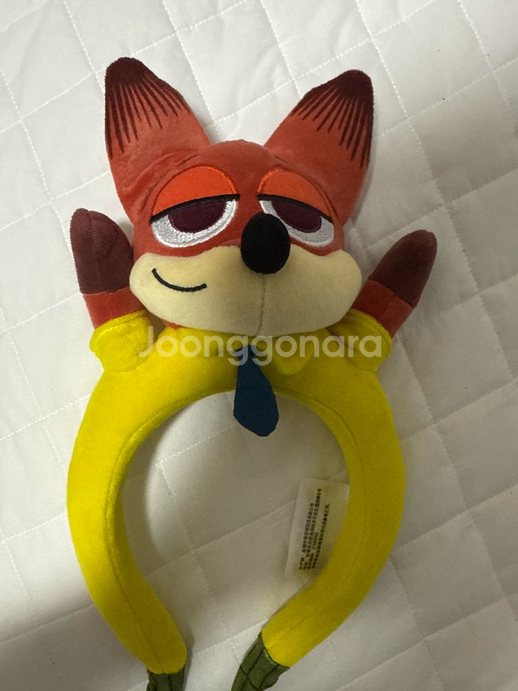 상하이 디즈니 리조트 주토피아 닉 와일드 머리띠--1