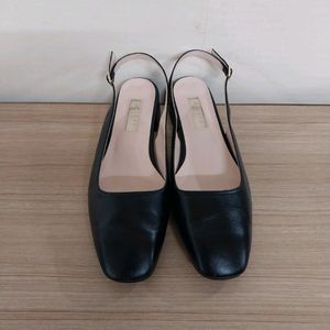 여성 미소페 스퀘어 토 슬링백, 구두 (250)