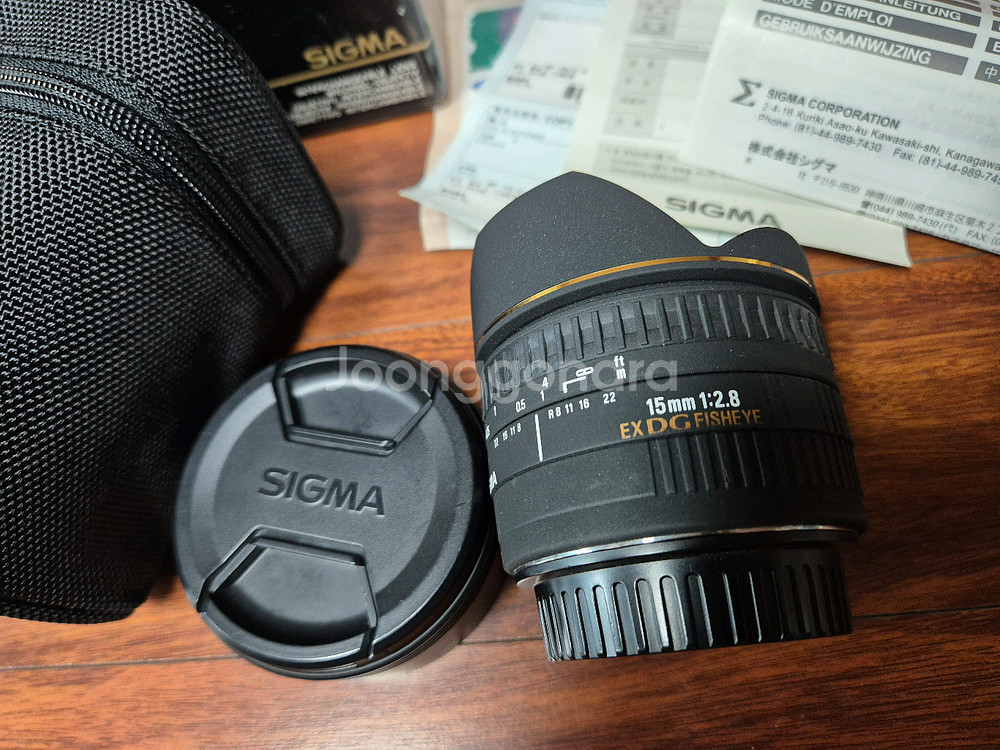 캐논용 시그마 15mm 어안렌즈--3