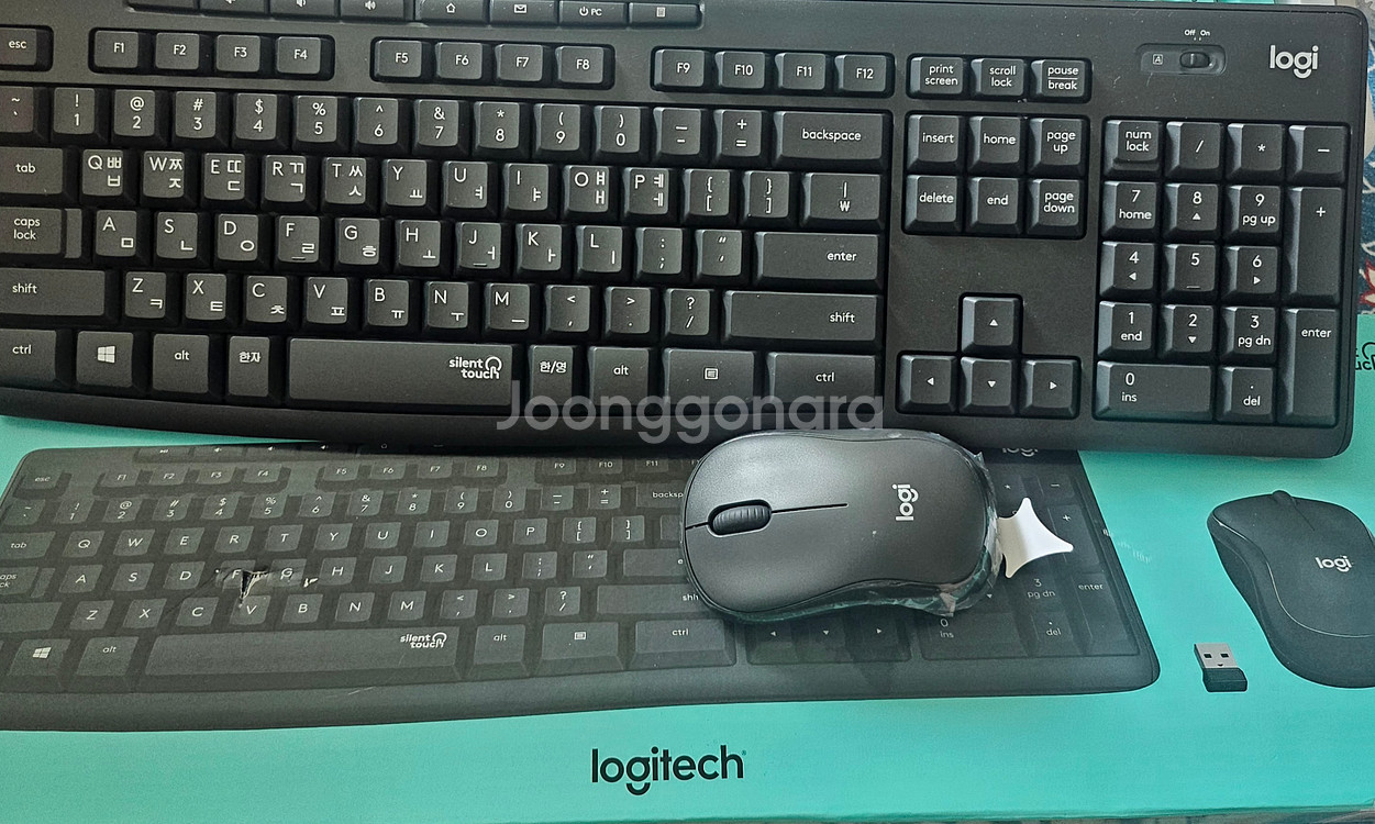 로지텍 MK295 저소음 키보드 + 마우스--0