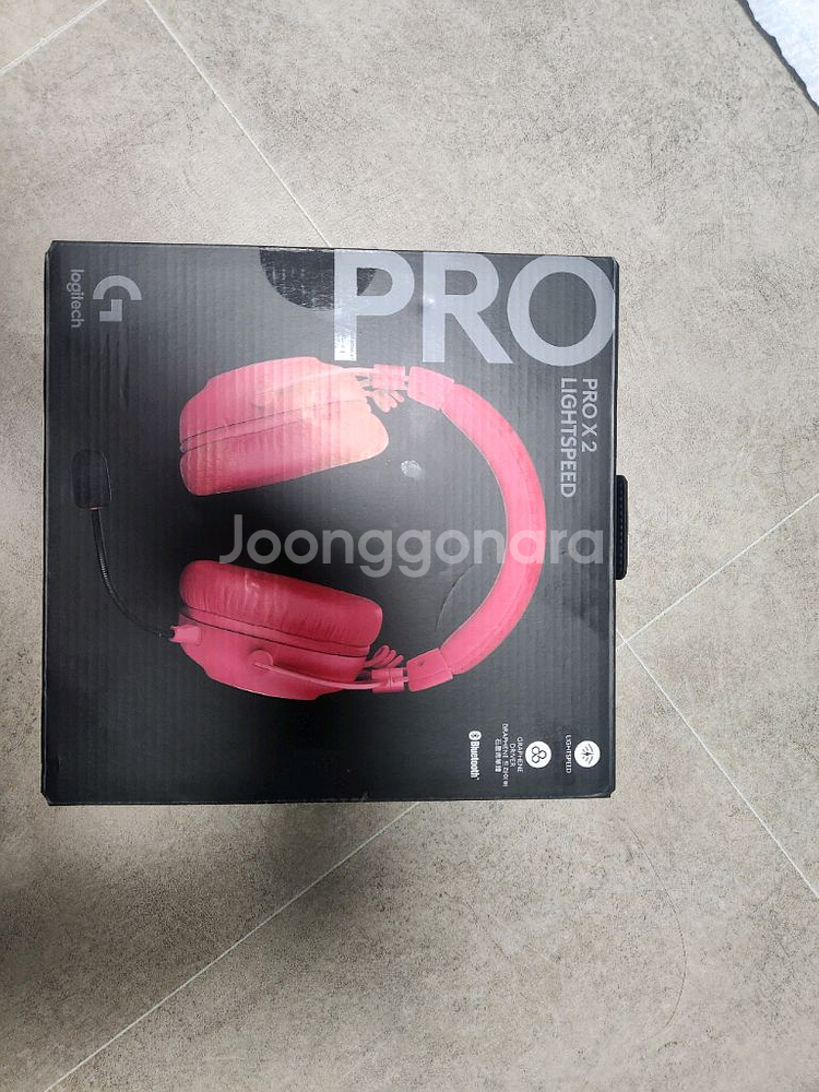 로지텍 PRO X 2 LIGHTSPEED 핑크 게이밍--0