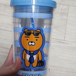 카카오 라이언 아이스 텀블러