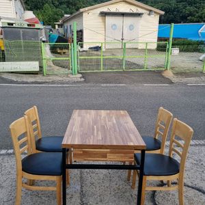 식당 4인 식탁의자세트