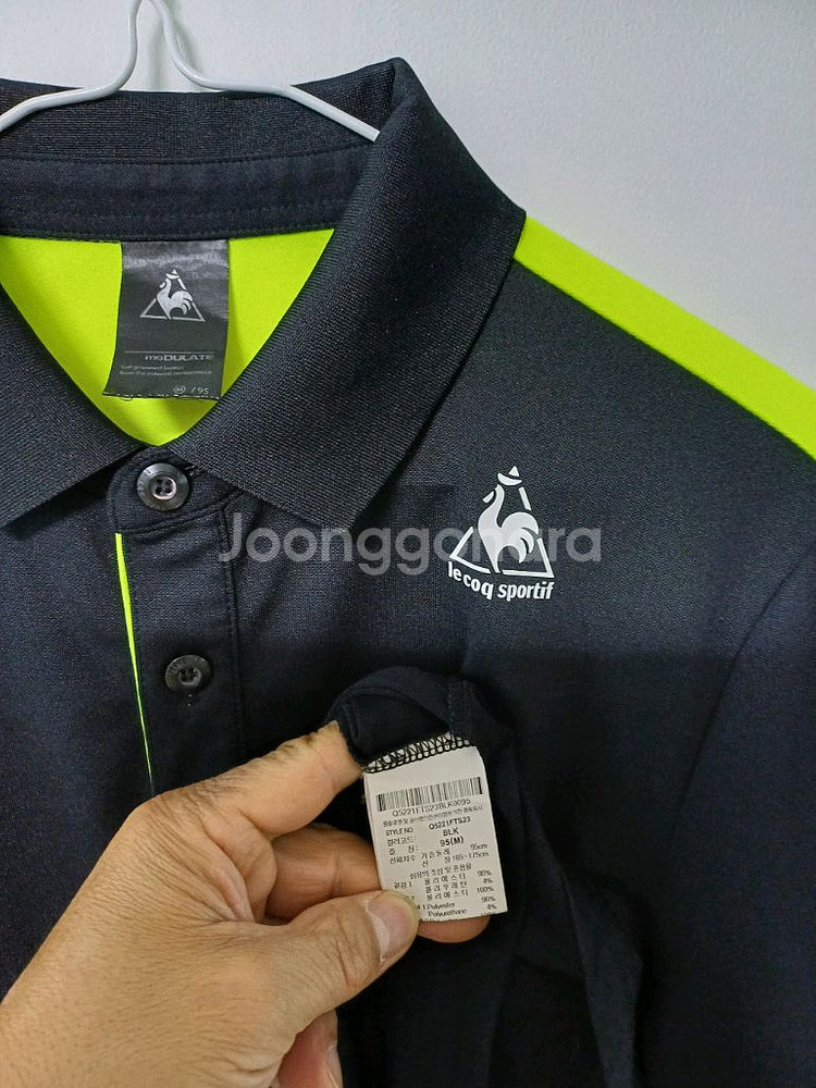 여성 르꼬끄스포르티브 골프 반팔티셔츠(스판100)--3