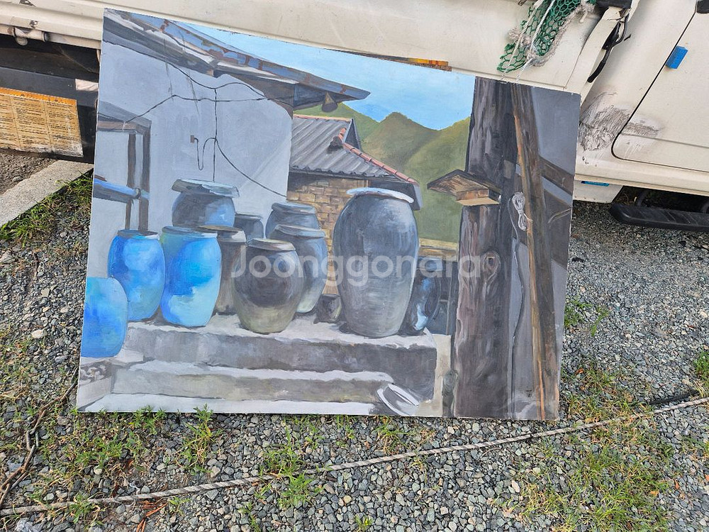 유화그림1개단가 진품 소장가치있음 가격절충가능--0