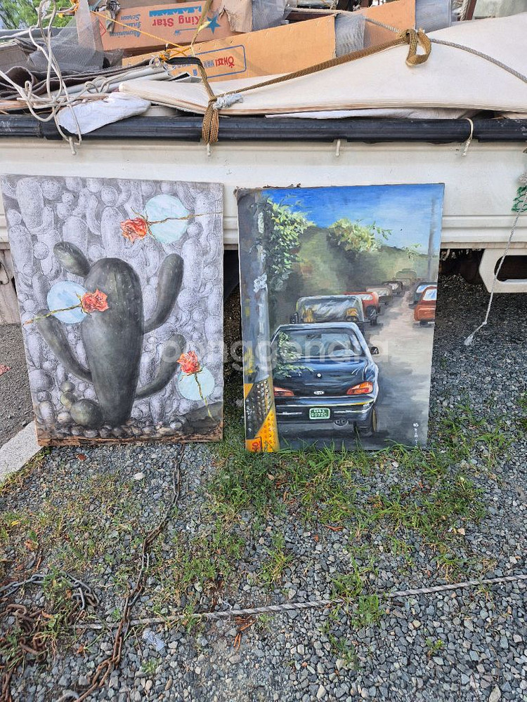 유화그림1개단가 진품 소장가치있음 가격절충가능--4