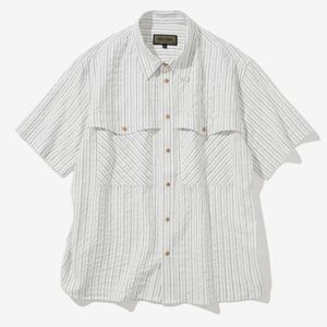 [M] 유니폼브릿지 투포켓 스트라이프 반팔셔츠