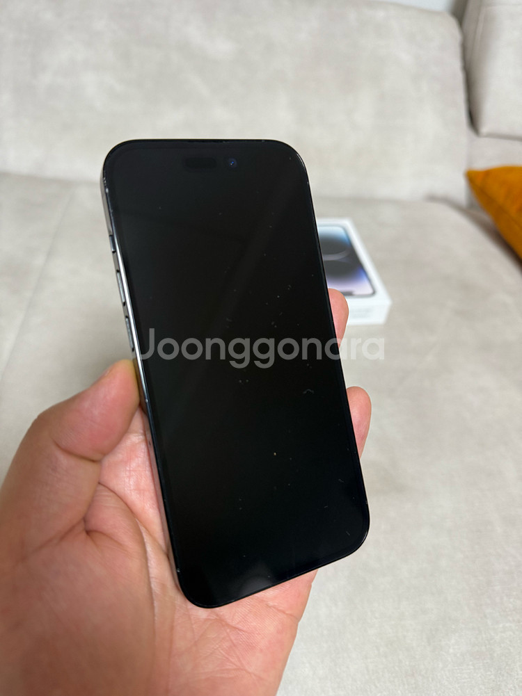 아이폰프로14 256G 상태 좋은 스페이스 블랙 풀박--1