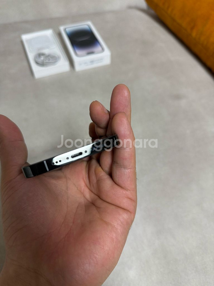 아이폰프로14 256G 상태 좋은 스페이스 블랙 풀박--3