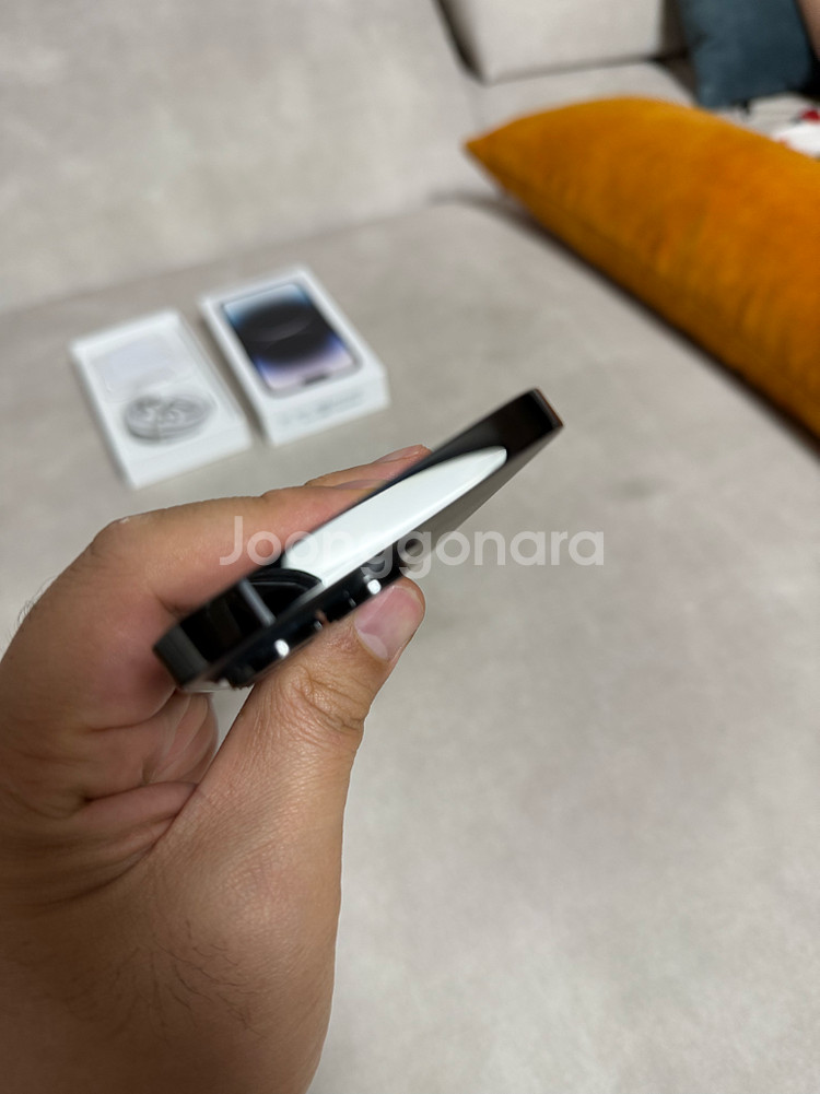 아이폰프로14 256G 상태 좋은 스페이스 블랙 풀박--4