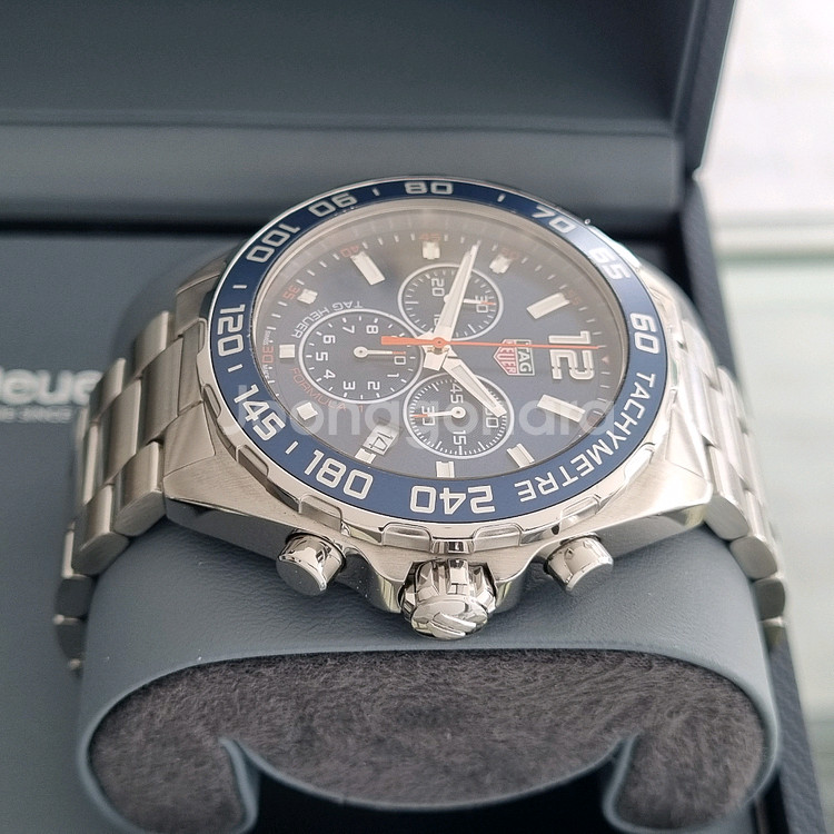 태그호이어 포뮬러1 크로노 청판 쿼츠 43mm--4