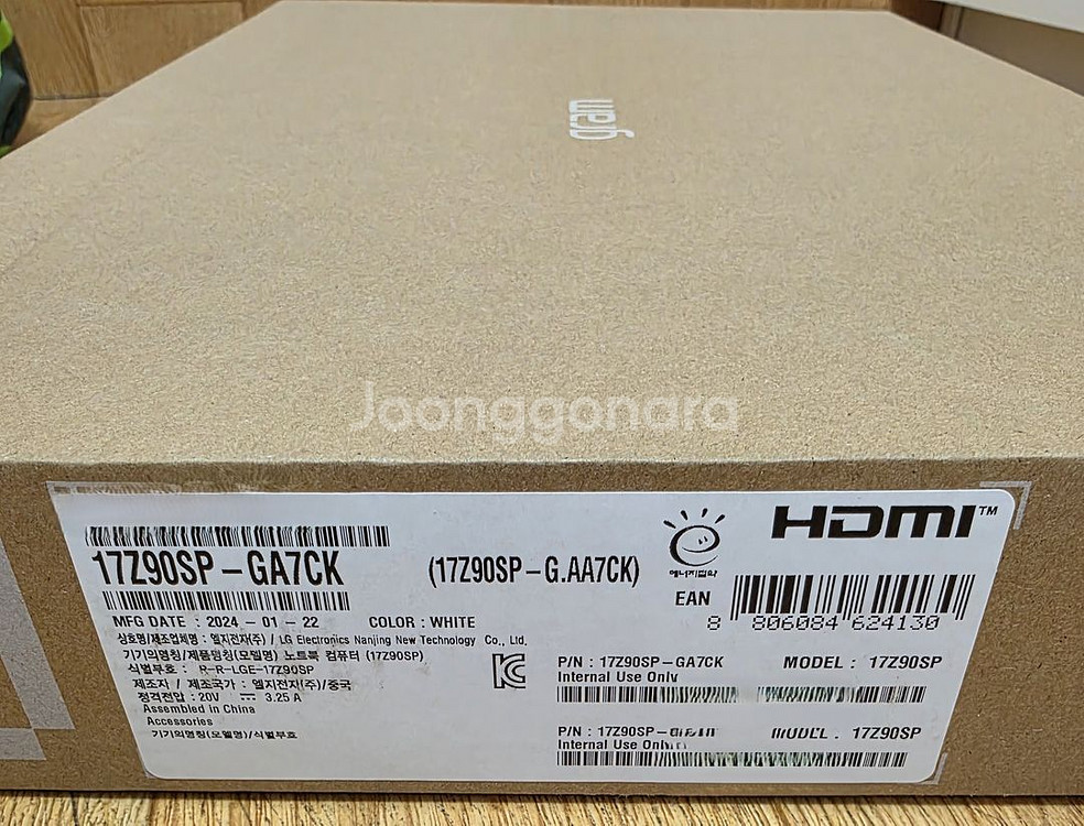 LG그램 프로17 (17Z90SP-GA7CK),17인치--0