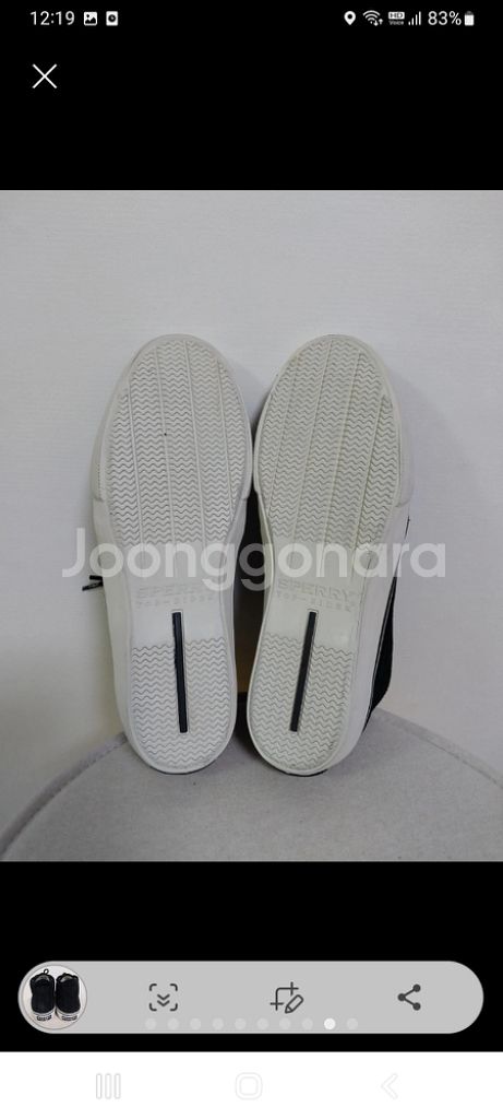 남성 스페리 스트라이퍼 추카 스웨이드 스니커즈 (255--8