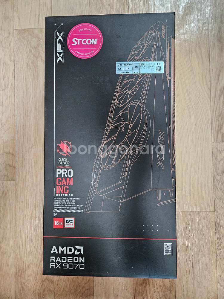 XFX RX 9070 퀵실버 16GB 풀박스 5070--0