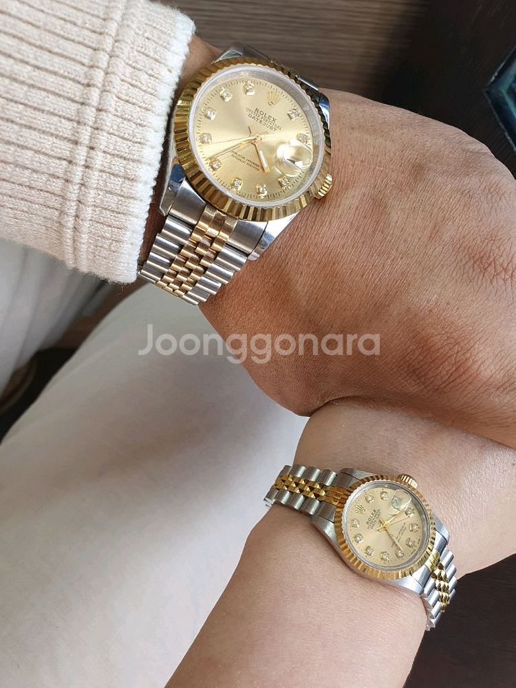로렉스 데이저스트콤비 36mm 브로바제작--0