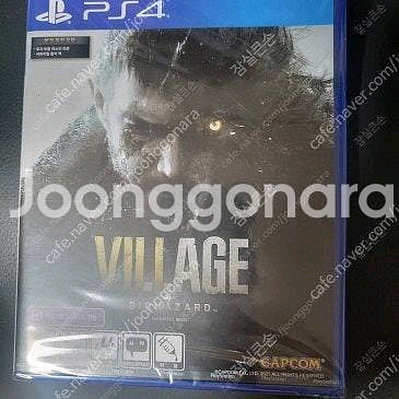 PS4 바이오하자드 빌리지 새제품 팝니다.--0