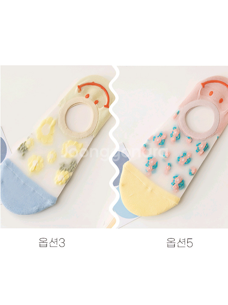 [새상품]시스루 덧신양말4 & 면 골지 발목 여성양말3--2