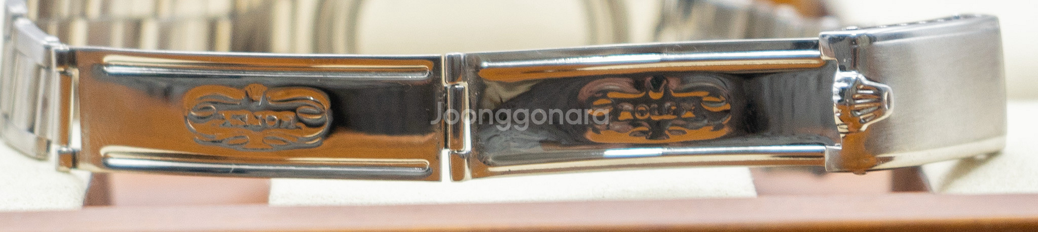 롤렉스 오이스터 퍼페츄얼 OP35 1500 그레이 시계--4