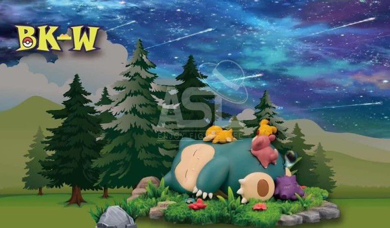 [미개봉 + 사은품 특전] 잠자는 잠만보 포켓몬 레진--1