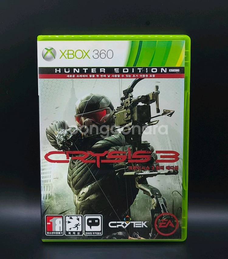 무료배송 XBOX360 크라이시스3 헌터에디션--1