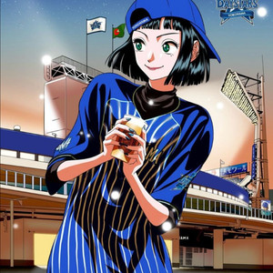 [L] 나무13 X 요코하마 베이스타즈 반팔 티셔츠 (