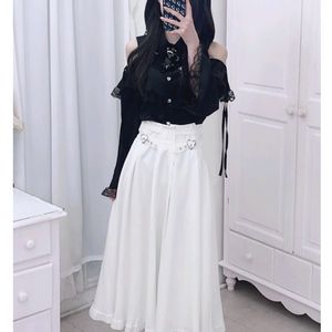 고스 / 지뢰계 / 멘헤라 : 하트 버클 롱 스커트
