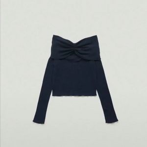 The Barnet 더바넷 오프숄더 네이비 새상품