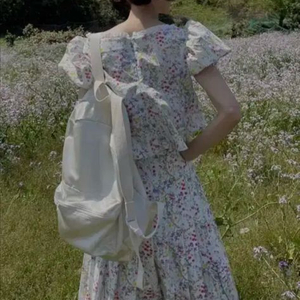 fletta 플레따 플라워 셋업 화이트 S