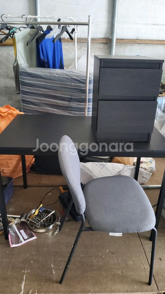 1인용 책상세트 이키아제품--0