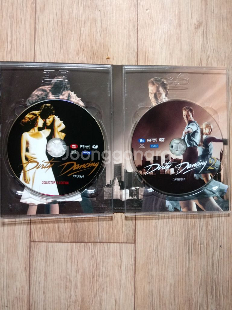 DVD더티댄생 1,2.CD상태좋아요--3