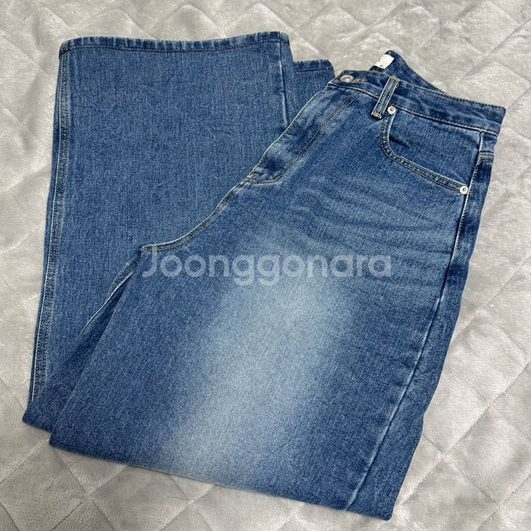 베이델리 와이드 데님 팬츠--4