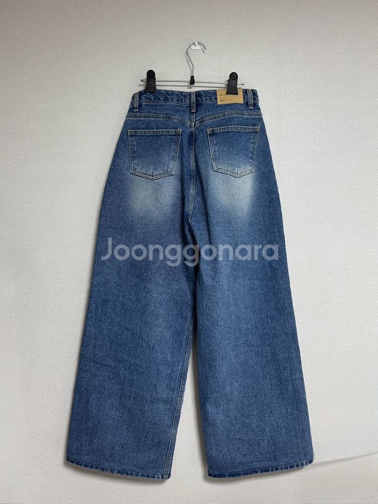 베이델리 와이드 데님 팬츠--3