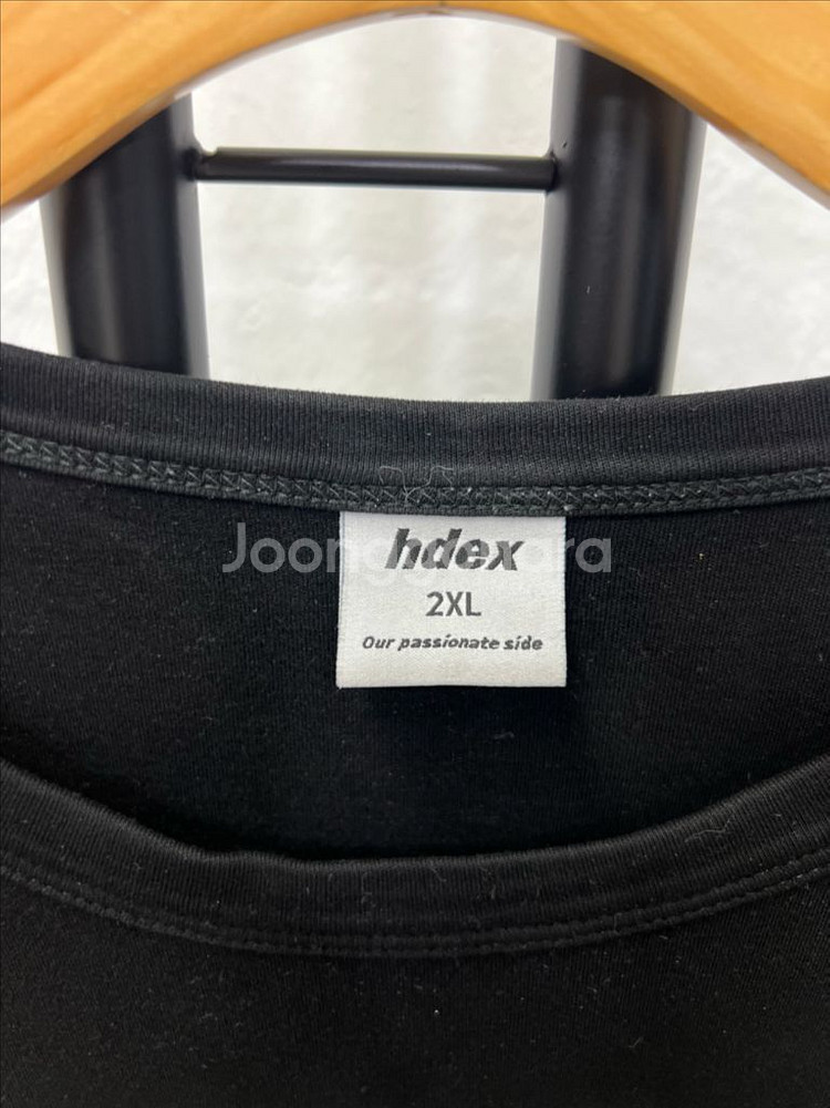 정품) 에이치덱스 하덱스 오버핏 반팔티 XXL--5