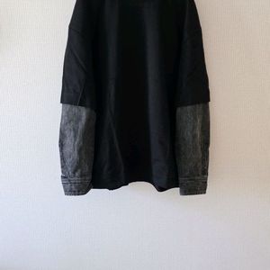 준지 24ss 데님 레이어드 티셔츠[S]