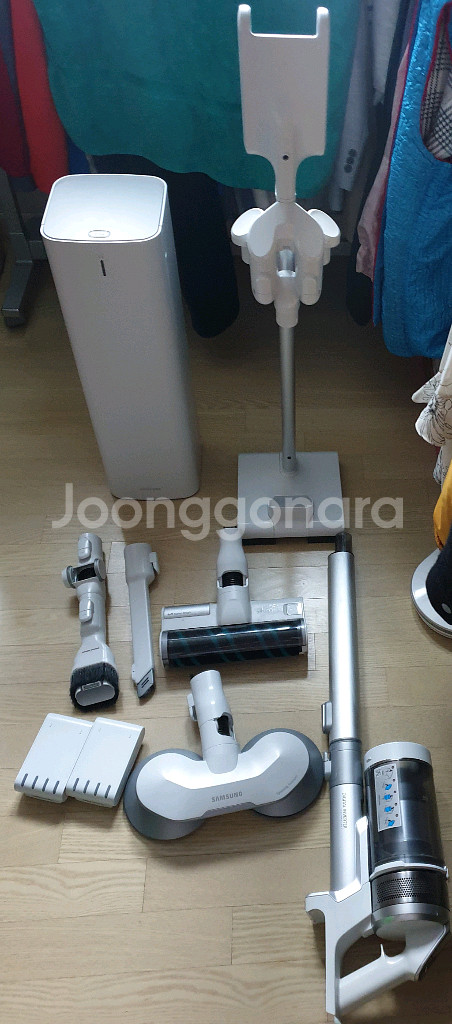 삼성비스포크청소기VSR15.배터리2개청정스테이션--3