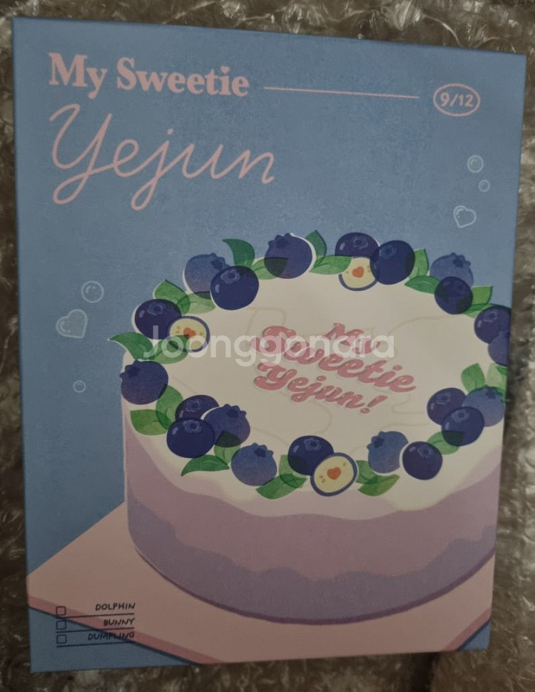 플레이브 예준 생일키트 양도(포카x)--0