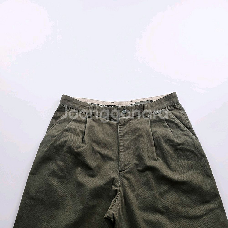 헨리코튼 스판 카키 치노팬츠 사이즈34 R0988--3