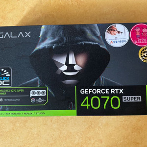 GALAX 지포스 RTX 4070 SUPER EX GA
