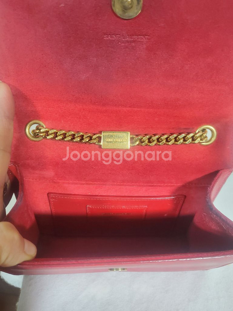 입생로랑 수술 체인백(정품)--2