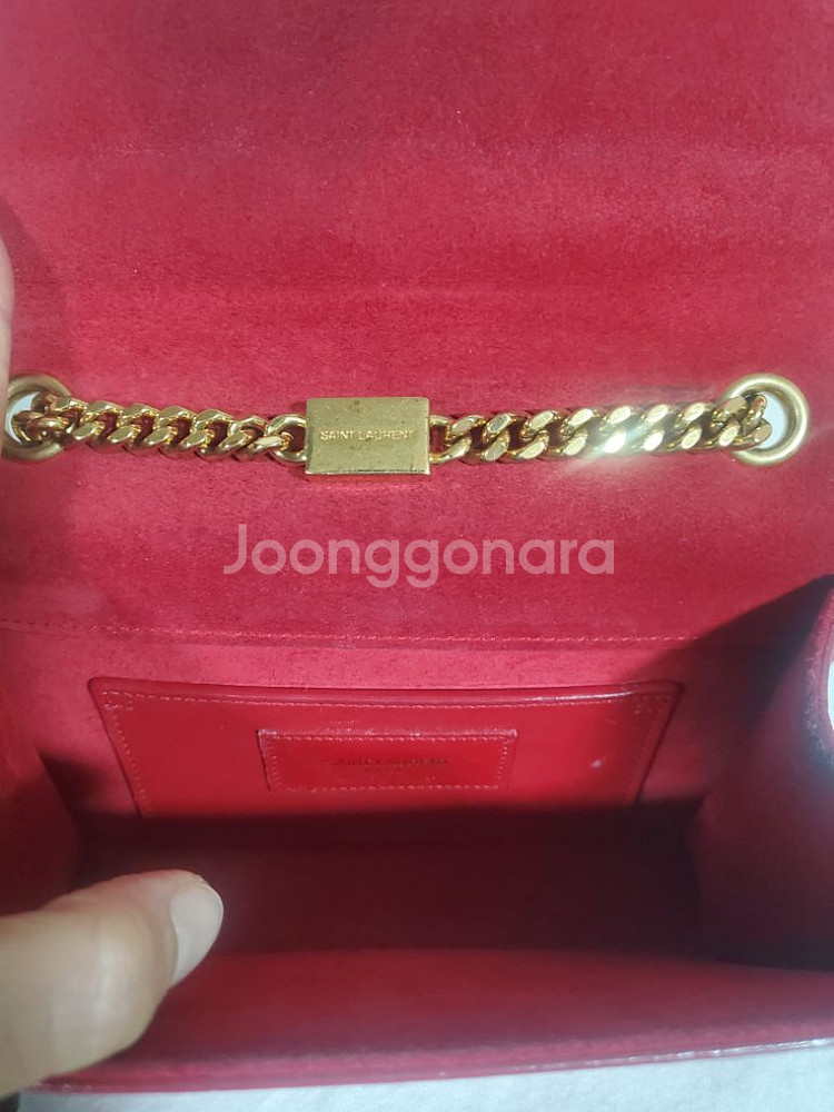 입생로랑 수술 체인백(정품)--6