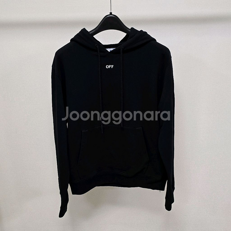 오프화이트 스텐실 애로우 후드티 m사이즈 100 판매--0