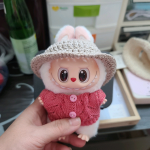 라부부 인형 뜨개모자