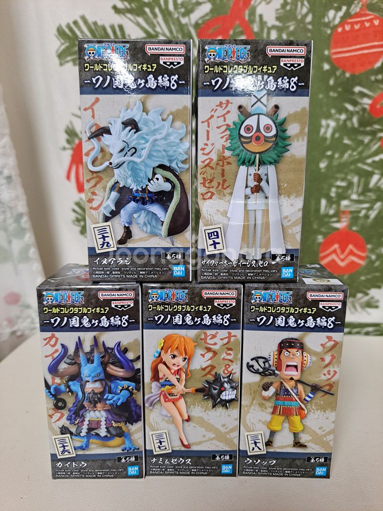(무배)원피스 월콜 와노쿠니 오니가시마 8탄 5종 일괄--0