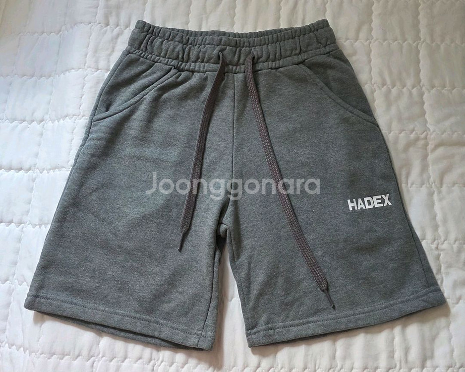무신사 HADEX 회색 반바지 L 새상품--0