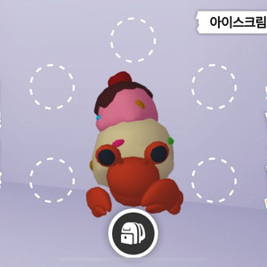 입양하세요 무능 아이스크림소라게 팔아요