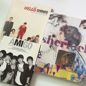 샤이니 CD 앨범 ( 아미고, hello, 셜록)
