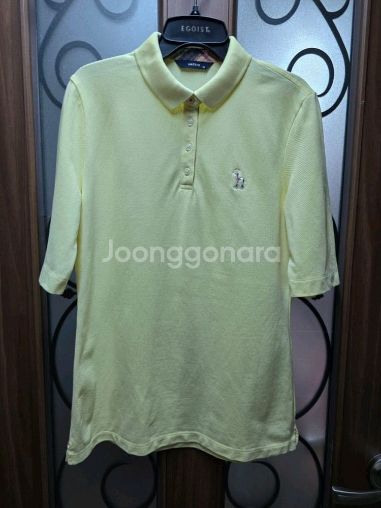 헤지스 옐로우 폴로 티셔츠 90--0