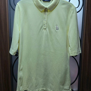 헤지스 옐로우 폴로 티셔츠 90