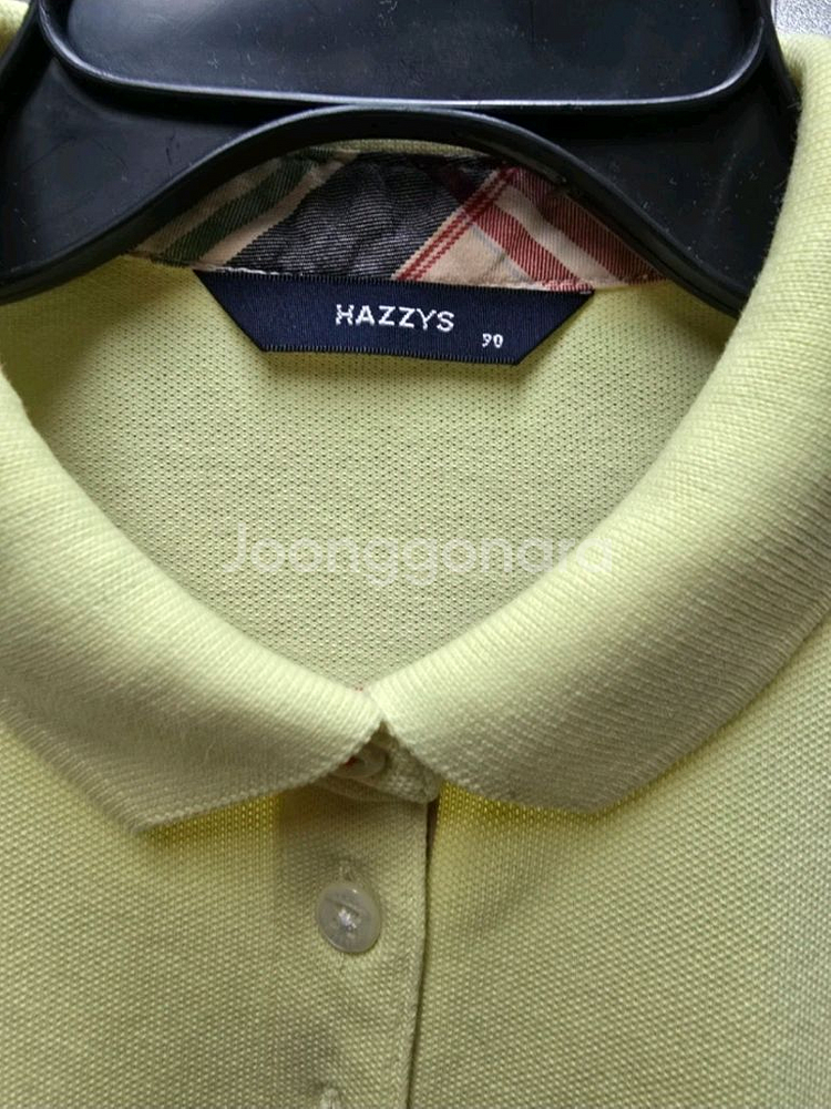 헤지스 옐로우 폴로 티셔츠 90--2