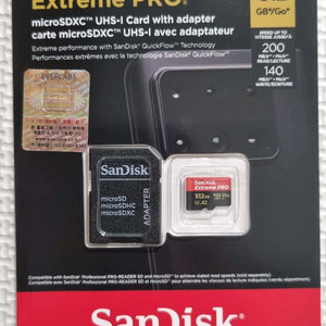 (새상품) 샌디스크 SD card 512GB